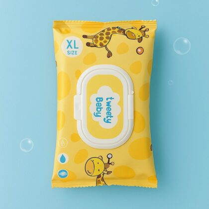 مناديل مبللة Tweety Baby XL