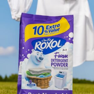 🔥💜 مسحوق الغسيل ROXOL الموف – رغوة نظافة ولا أروع! 💜🔥