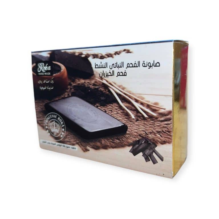 صابونة الفحم النباتي النشط – فحم الخيزران | Roka Hand Made
